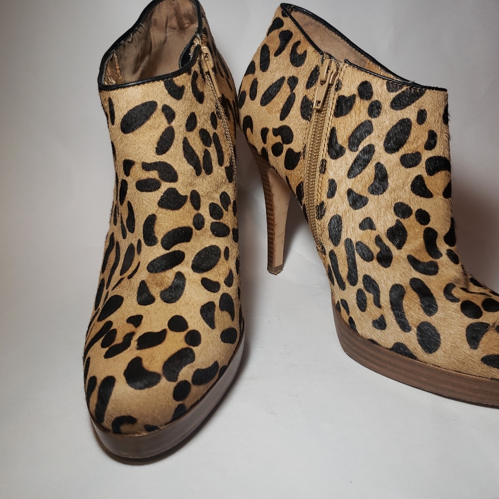 Leopard booties